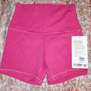 lululemon athletica Bright Pink High-Rise Women's Workout Shorts